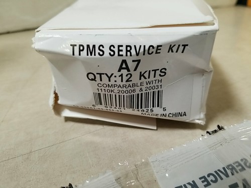 (x12) TIRE PRESSURE SENSOR REBUILD TPMS TPS A7 SERVICE PK KIT 1110K 20006 20031 - Picture 3 of 6
