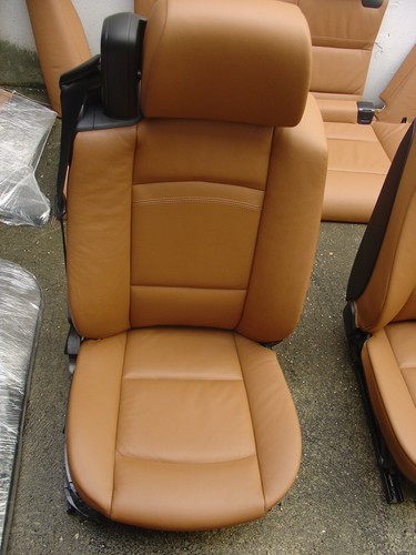 Inkl UMBAU BMW E93 Lederausstattung sattelbraun LCI Leder Innenausstattung braun - 第 3/11 張圖片