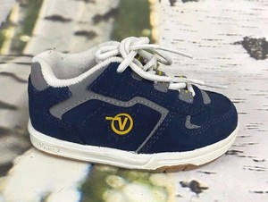GREY BLUE WHITE LACE UP TODDLER Shoes 