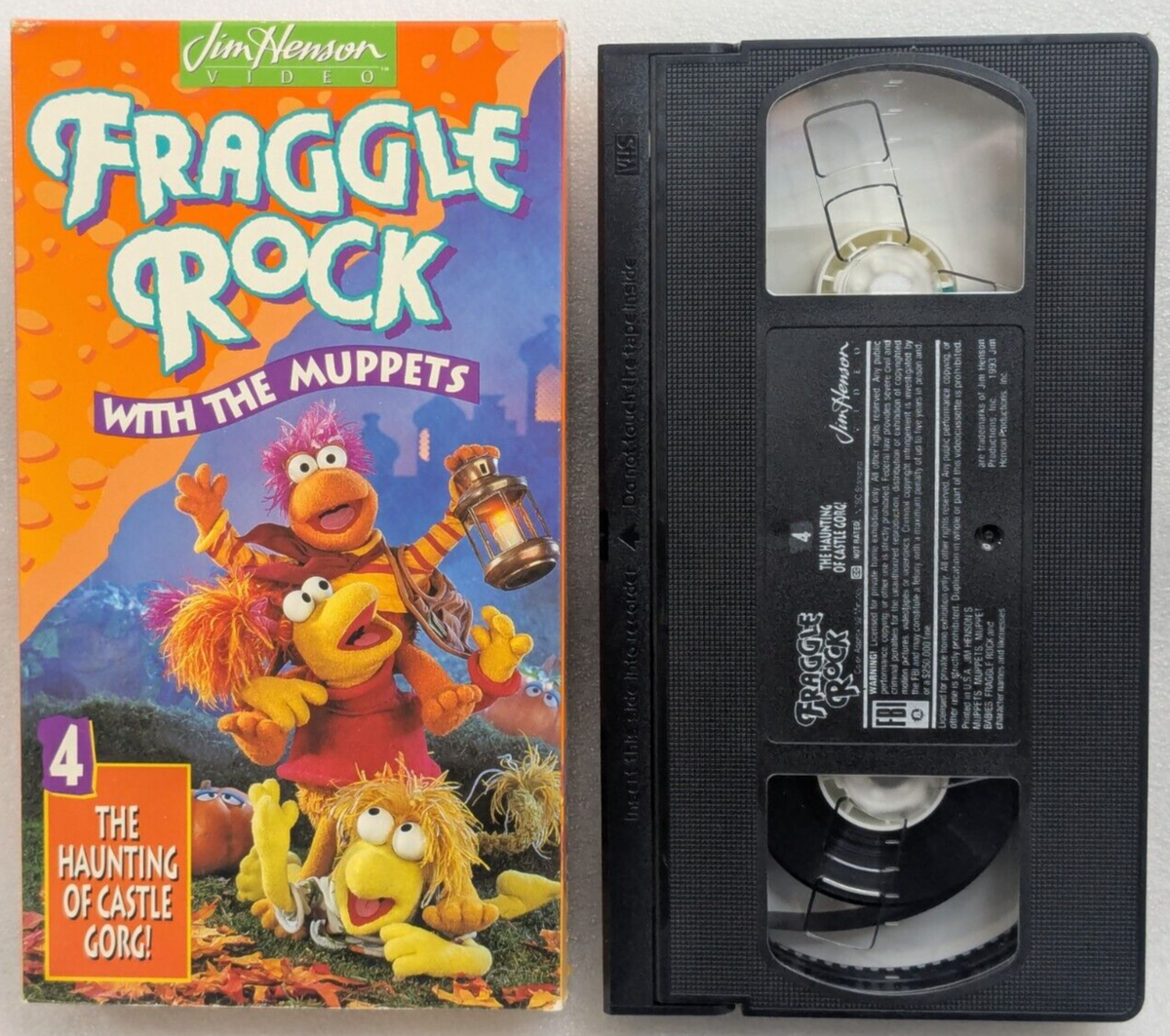 Fraggle Rock The Haunting of Castle Gorg (VHS, 1996, Jim Henson