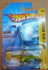 2007 Hot Wheels ~ Sky Knife ~ Green ~ New Model