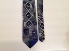   Faith, Hope, Love  Eagles Wings Mens Silk Tie