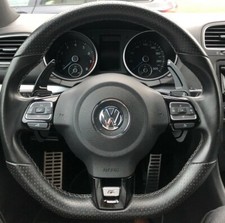 AB Schaltwippen passend für Golf 6 GTI, GTD, DSG, R - V1 Schwarz