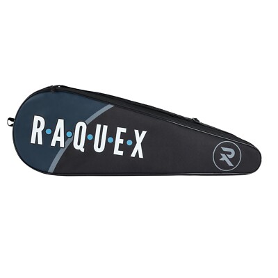 Schlägertasche Hülle für Badminton Squash - blau oder schwarz - durchgehender Schlägerkoffer