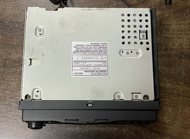 KENWOOD KRC-X11 2DIN Cassette Deck Player Operation