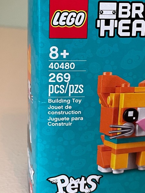 LEGO BRICKHEADZ: Ginger Tabby Cat (40480) for sale online | eBay