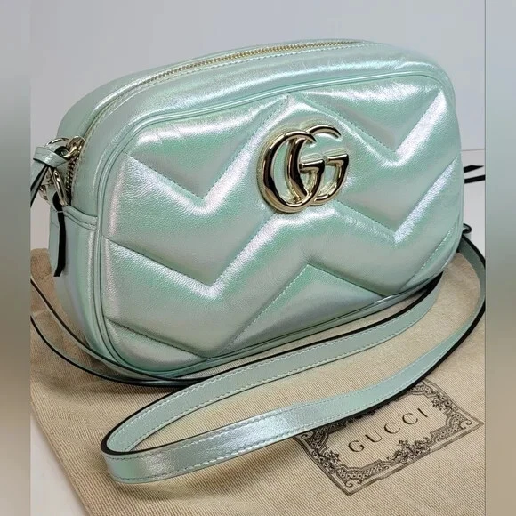 [eBay Live] Gucci GG Marmont Iridescent Camera Bag