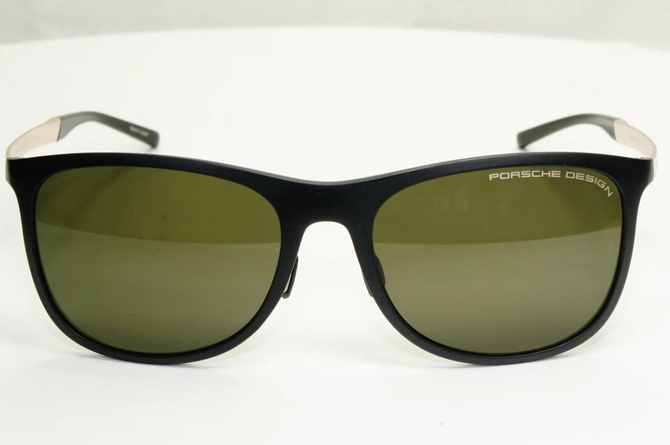 Porsche Design Titanium поляризованный солнцезащитные очки Япония золото черный зеленый P8672 C - Изображение 2 из 4