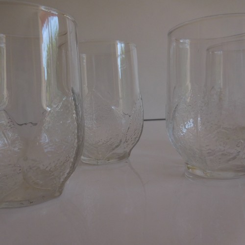 4 verres tulipes à eau glasses water design XXe 1920 art nouveau déco PN France - Imagen 11 de 12