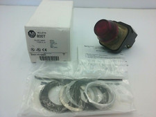 ALLEN BRADLEY 800T-PH26R PILOT LIGHT W/LAMP LED 240V RED LENS SERIES T NIB