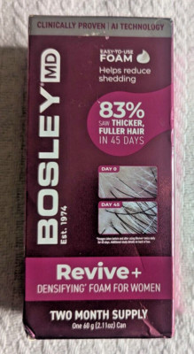 Bosley MD Revive + Densifying Foam For Women 2.11 Oz - Two Month Supply