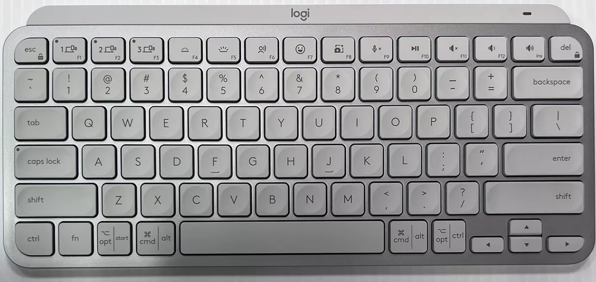 Logitech MX Keys Mini Wireless GRAY REPLACEMENT KEYBOARD KEYCAPS KEYS  (YR0084)