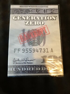 Generation Zero Bankrupt (New Factory Sealed DVD)