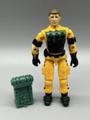 Vintage GI Joe LIGHTFOOT (v1) 1988 Action Figure ARAH 3.75'' Backpack Hasbro 