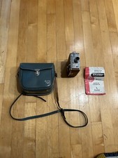 Vintage Keystone K32 Olympic 8 MM Movie Camera w/Bag, Case Instr. Untested