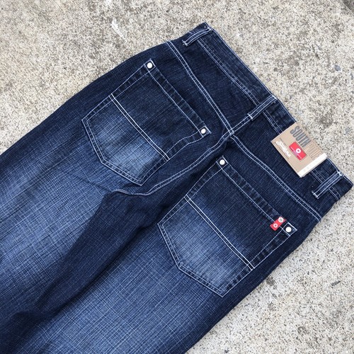 VTG Southpole Jeans Mens 34x32 Blue Baggy Red Tab Wide Leg Y2k Skater Hip Hop - Picture 10 of 16