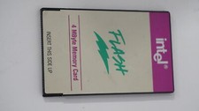 VINTAGE INTEL FLASH 4 MBYTE MEMORY CARD 8508-20 9318 K53 4MB 4 MB PC CARD PCMCIA