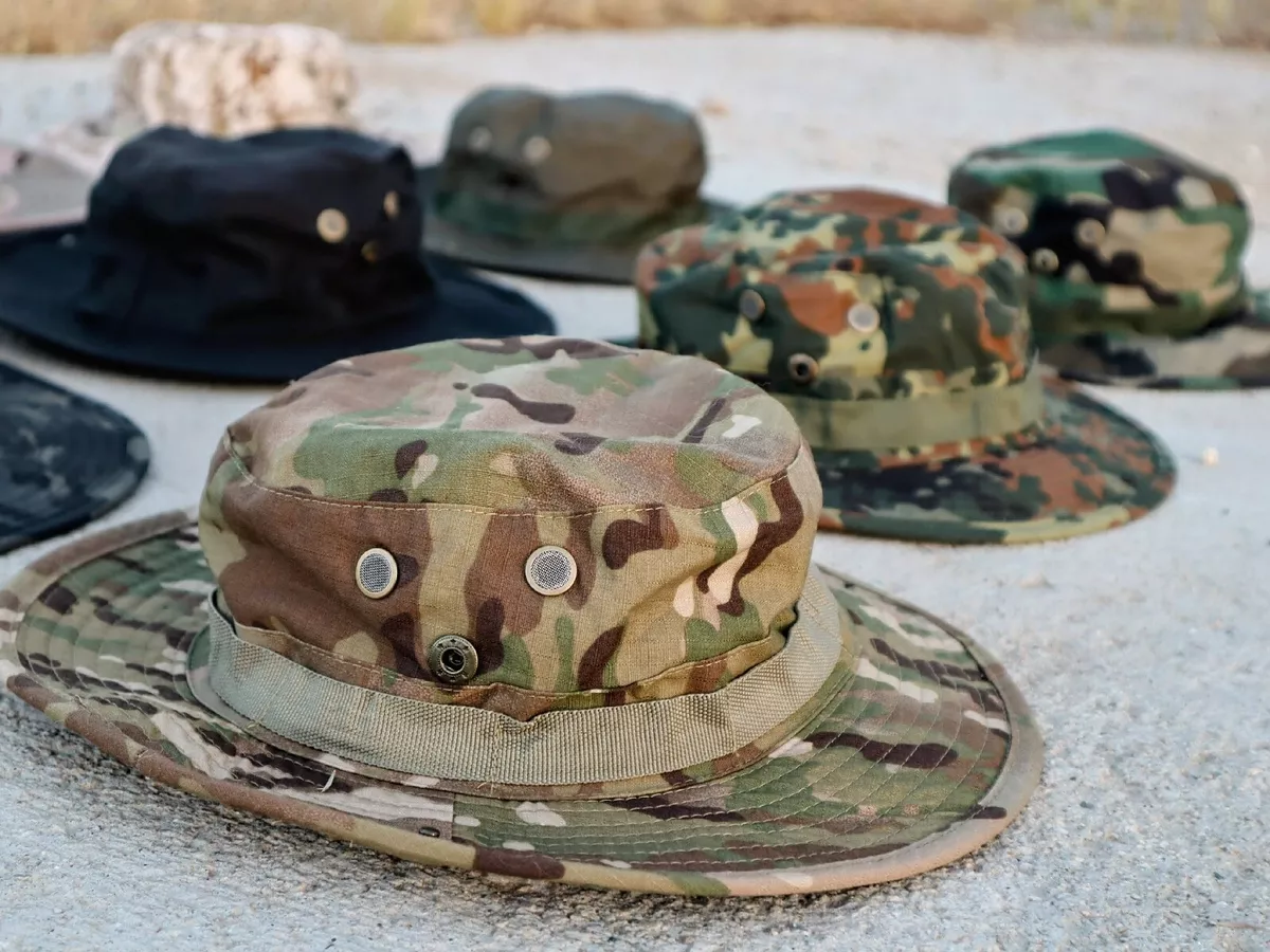 Military BOONIE HAT - 10 COLORS AVAILIBLE - Rip Stop Fabric US - FREE  SHIPPING