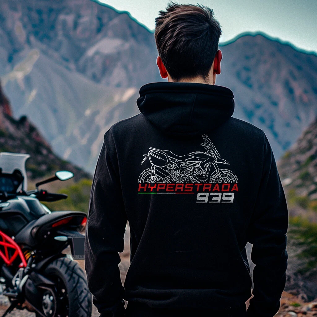 Ducati Hyperstrada 939 - Motorcycle Hoodie Pullover for SuperMotard Riders