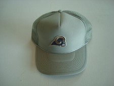 ST LOUIS RAMS  TRUCKER 90S  SCRIPT SNAPBACK 90S HAT CAP VINTAGE K1