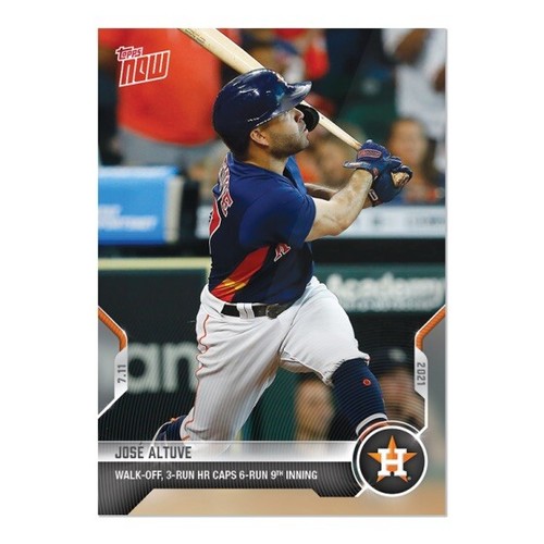 2021 Topps Now 490 Jose Altuve