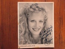 STEVEE  ASHLOCK ("Fortress  of  Amerikka") Signed 8 X 10  Black and White  Photo