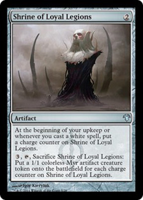 MTG 2x SHRINE OF LOYAL LEGIONS HEILIGTUM DER TREUEN LEGIONEN - MD1 - MAGIC