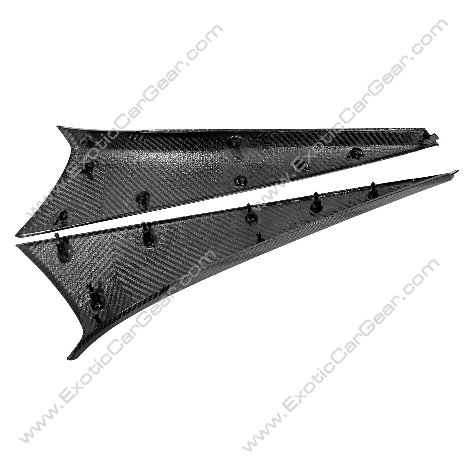 Lamborghini Aventador  Carbon Fiber Inner Door Panel Insert Trim