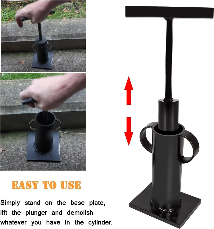 Rock Crusher Gold Prospecting Frit Maker Mining Pulverizer Ore Crusher Gold Rush - image 3 of 4