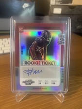 2021 Panini Contenders Optic Darren Hall Rookie Ticket Holo Autograph #204 Rc