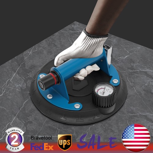 8" Vacuum Suction Cup Lifter Tool Heavy Duty for Lifting Glass Granite Tile