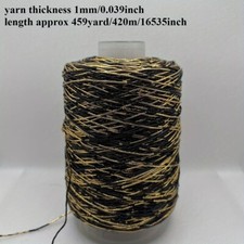 150g Sparkling Metallic Crochet Wire - 1mm Shimmering Woven Flash Core Multi