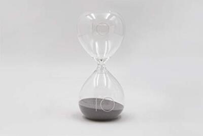 Mascagni 20D Ten Clessidra Design MN 10 Minuti-Sabbia Grigio-15 cm