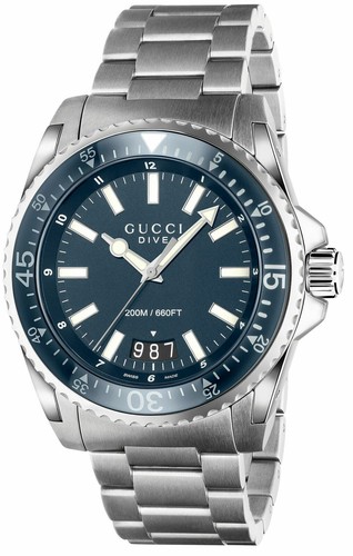 Gucci YA136203 Dive 45MM Men's 