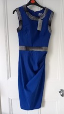 Diva Catwalk Cobalt Blue Manchester Dress Size S rrp £115