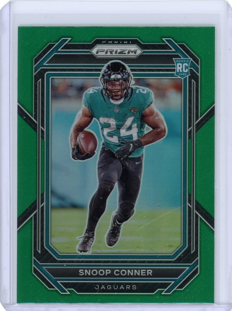 Snoop Conner Rookie RC 2022 Panini Prizm Green Prizm #345 Jaguars