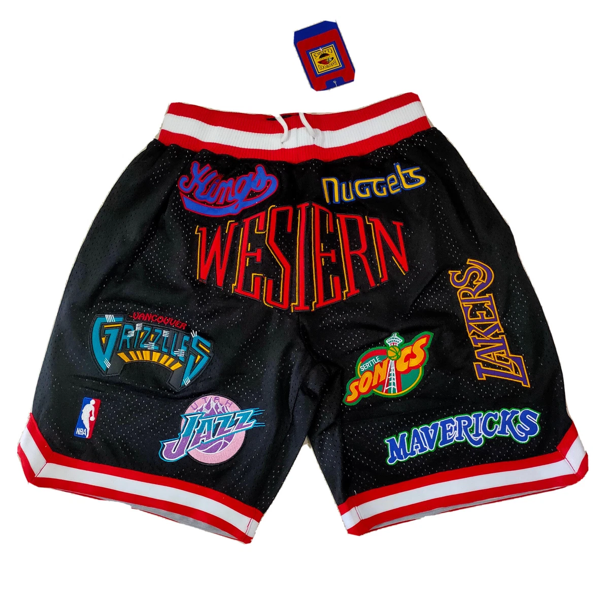 Hardwood Classic Nba Western Conference Teams Basketball Shorts SZ X-LARGE