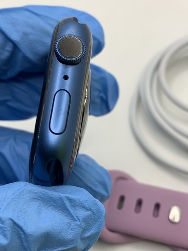 Apple Watch Series 7 GPS + WiFi 45MM Blue Aluminum Case - Picture 6 of 11