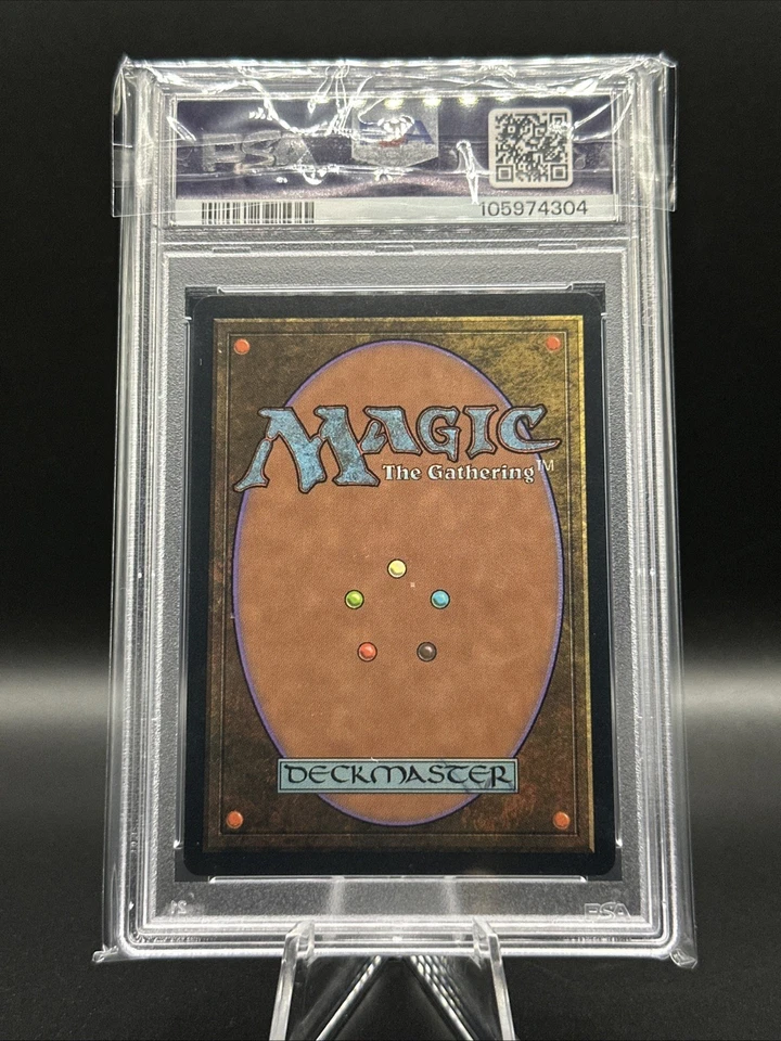 1998 Magic the Gathering Volrath's Stronghold Stronghold Rare PSA 9 Mint - Image 2 of 2