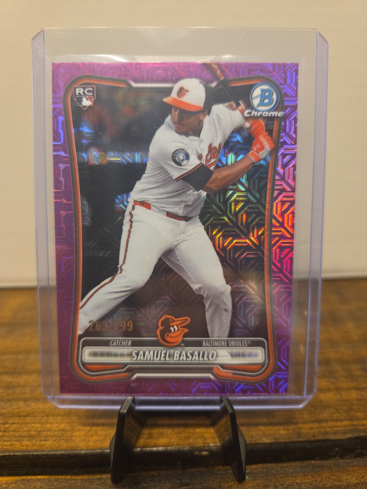 2026 Bowman Chrome - Samuel Basallo Purple Mojo /299