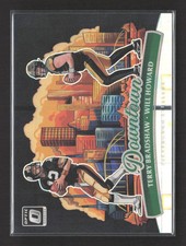 2025 Panini Optic Downtown Will Howard Terry Bradshaw #11 20/25 Black pandora