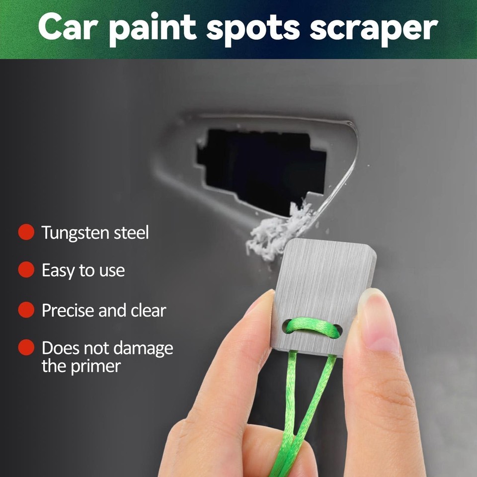 Automobile Spray Paint Point Repair Scraper - Carbide Spot Repair ...
