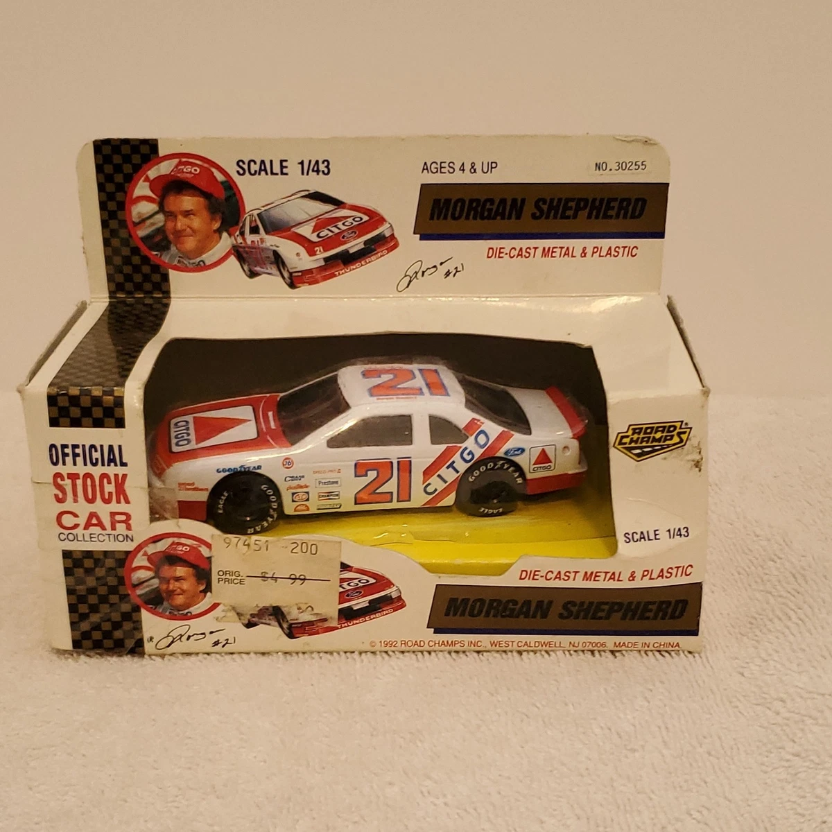 Morgan Shepherd Diecast NASCAR 1992 Vehicle Year for sale | eBay