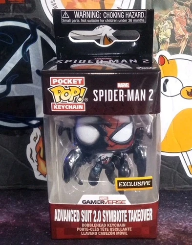 Funko Pocket Pop! Spider-Man 2 Advance Suit 2.0 Symbiote Takeover Exclusive