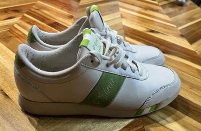 Vintage Reebok G-Unit Sneakers White Green RB503 Women s 8 Y2K 2000s 50 Cent 