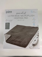 Pure Enrichment Pure Relief XXL Heating Pad 20x24 Gray Moist Dry Heat Tested