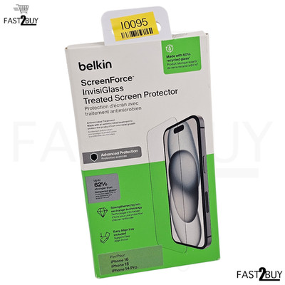 Belkin ScreenForce InvisiGlass Displayschutz für Apple iPhone 14 Pro