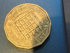 1963 Elizabeth II British Threepenny 3d