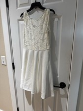 Tween Diva Girls White Formal Dress Size 16 New With Tags 6