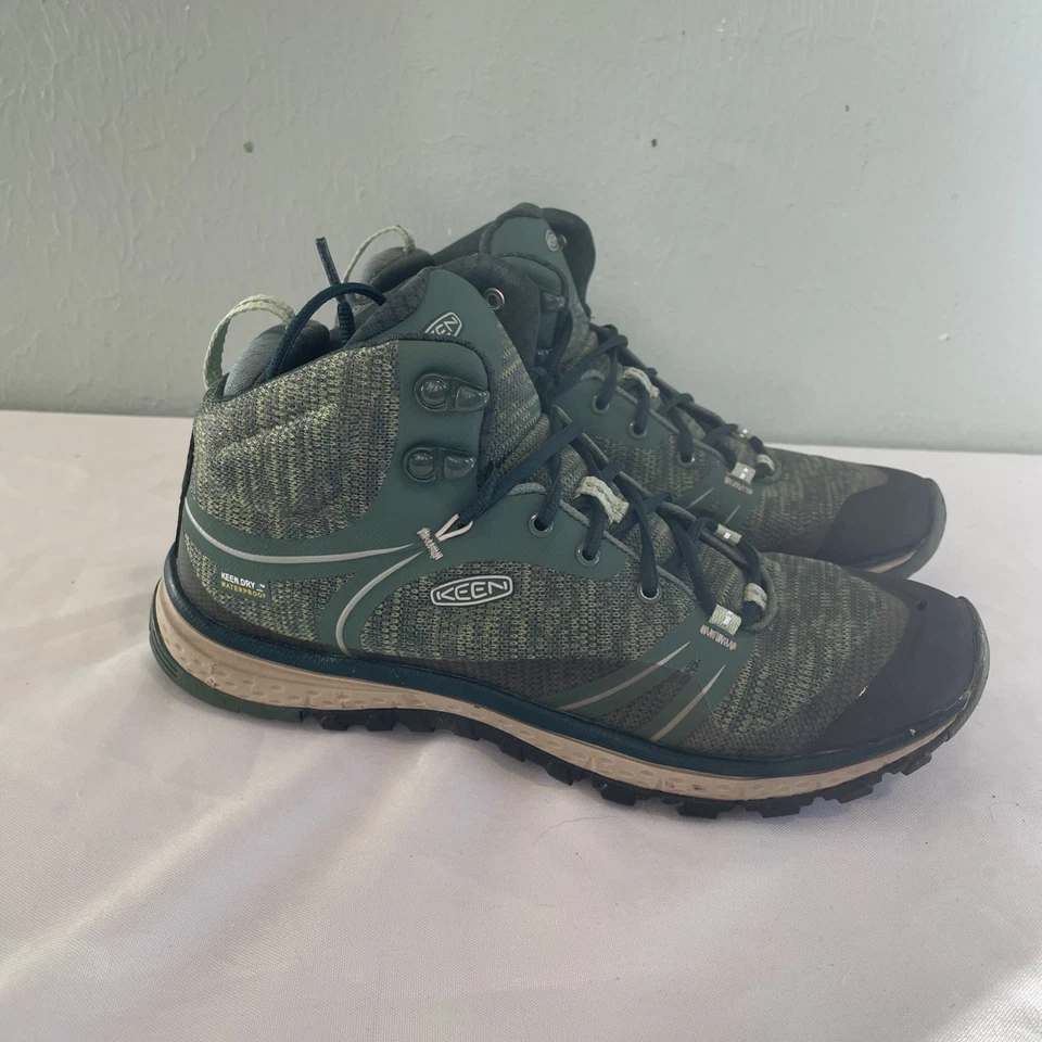 Keen Terradora wasserdichte Damen-Wanderschuhe grün Größe 8 Trail-Outdoorschuh